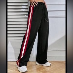 Hollister Wide Leg Track Pants